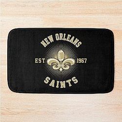 Art New Orleans Saints Bath Mat
