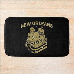 Vintage New Orleans Saints Bathmat