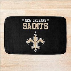 Art New Orleans Saints Bath Mat