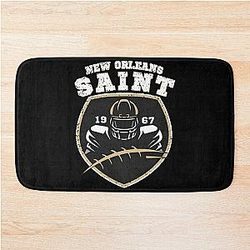 Art Bath Mat for New Orleans Saints Fans