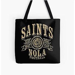 Art New Orleans Saints Tote Bag