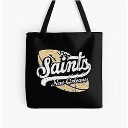 Art New Orleans Saints All Print Tote Bag