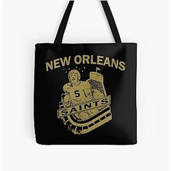 Vintage New Orleans Saints Tote Bag