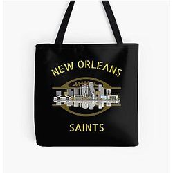 Art New Orleans Saints Tote Bag