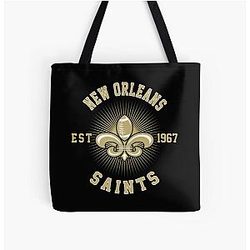 Art New Orleans Saints Tote Bag
