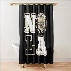 Art - New Orleans Saints Shower Curtain (no changes)