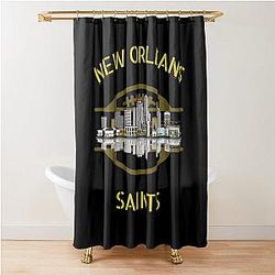 New Orleans Saints Shower Curtain