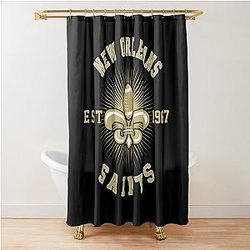 New Orleans Saints Shower Curtain