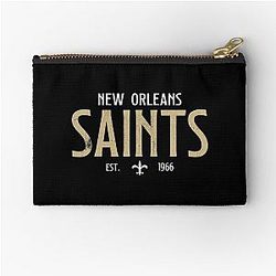 Art New Orleans Saints Zipper Pouch