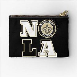 Art New Orleans Saints Zipper Pouch