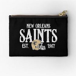 Art - New Orleans Saints Zipper Pouch