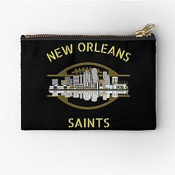 Art New Orleans Saints Zipper Pouch