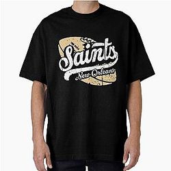 Art New Orleans Saints Oversized T-Shirt
