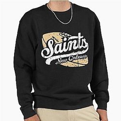 Art New Orleans Saints Pullover Sweatshirt