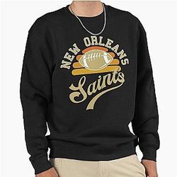 Art New Orleans Saints Pullover Sweatshirt