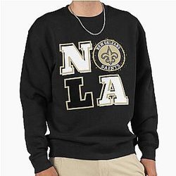 Art New Orleans Saints Pullover Sweatshirt