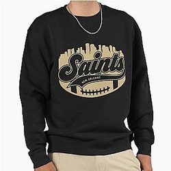 Art New Orleans Saints Pullover Sweatshirt