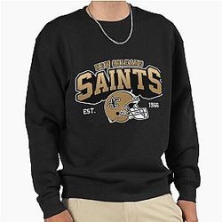 Art New Orleans Saints Pullover Sweatshirt