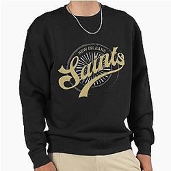 Art New Orleans Saints Pullover Sweatshirt