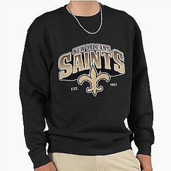 Art New Orleans Saints Pullover Sweatshirt