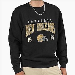 Art New Orleans Saints Pullover Sweatshirt