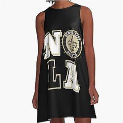 Art New Orleans Saints A-Line Dress