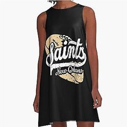 Art New Orleans Saints A-Line Dress
