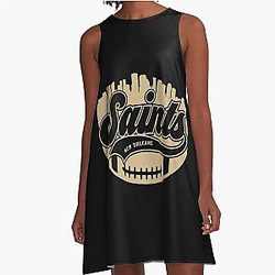 Art New Orleans Saints A Line Dress