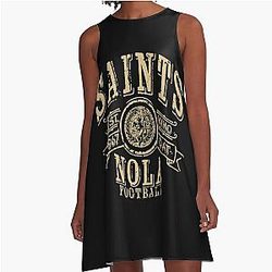 Art New Orleans Saints A Line Dress