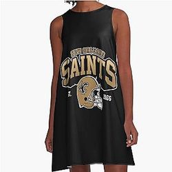 Art New Orleans Saints A Line Dress