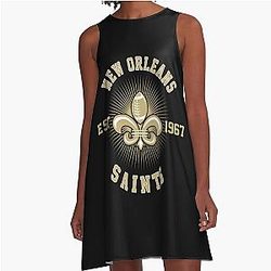 Art New Orleans Saints A Line Dress