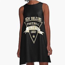 Art New Orleans Saints A Line Dress