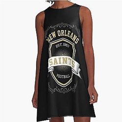 Art New Orleans Saints A-Line Dress