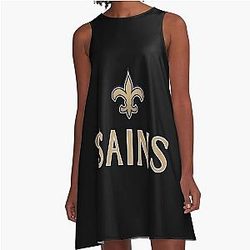 Art New Orleans Saints A Line Dress