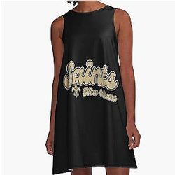 New Orleans Saints A-Line Dress