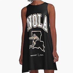 Art New Orleans Saints A-Line Dress