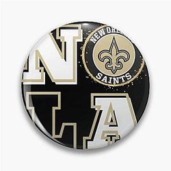 Art New Orleans Saints Pin