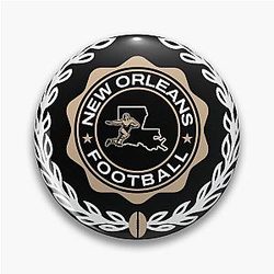 Art New Orleans Saints Pin