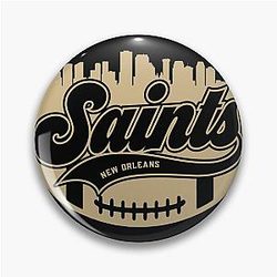 Art of New Orleans Saints Pin