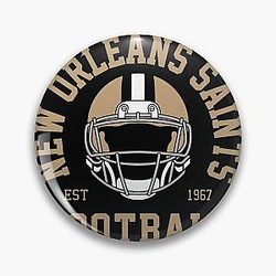 Art New Orleans Saints Pin