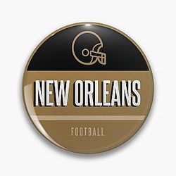 Art New Orleans Saints Pin
