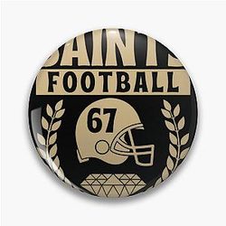 Art New Orleans Saints Pin