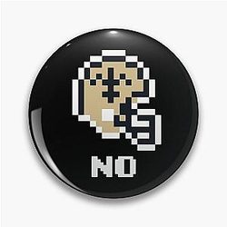 New Orleans Saints Tecmo Super Bowl Football Helmet Pin