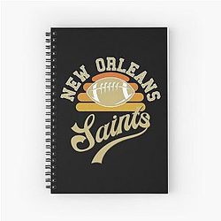 Art New Orleans Saints Spiral Notebook