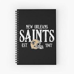 Art for New Orleans Saints Spiral Notebook