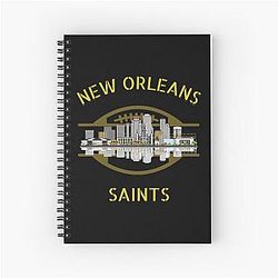 Art New Orleans Saints Notebook