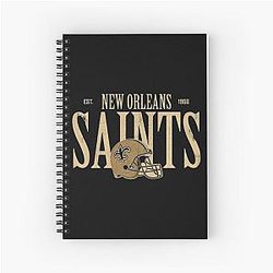Art for New Orleans Saints Spiral Notebook