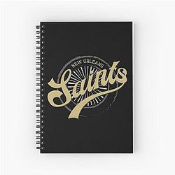 Art New Orleans Saints Spiral Notebook