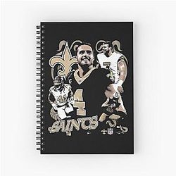 Art Journal New Orleans Saints Spiral Notebook
