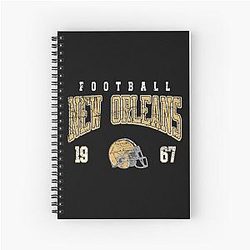 Art  New Orleans Saints Spiral Notebook
